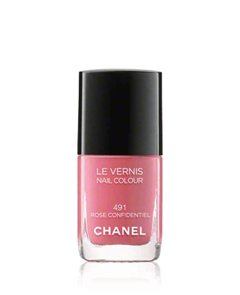 chanel le vernis 491 rose confidentiel|Chanel Rose Confidentiel Le Vernis (Nail Lacquer) Review.